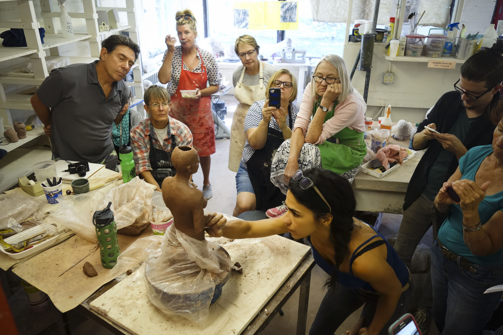 ceramics workshop at the Archie Bray Foundation.